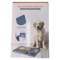 Миска-коврик для медленного кормления животных 31*21см