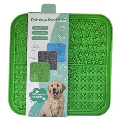 Миска-коврик для медленного кормления животных 20см