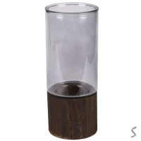 Ваза стеклянная 10*20см