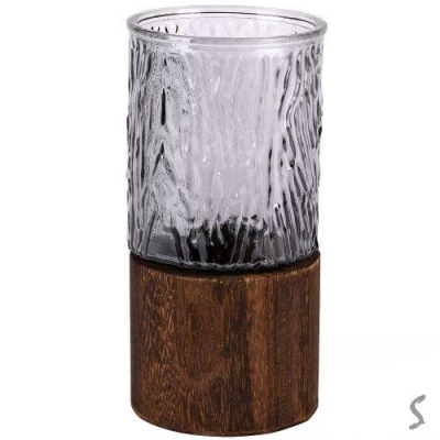 Ваза стеклянная 10*20см