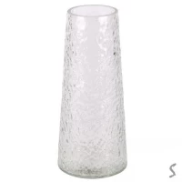 Ваза стеклянная 6.5*22см
