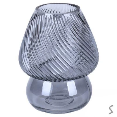 Ваза стеклянная 15*18см