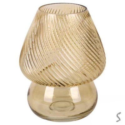 Ваза стеклянная 18*22см