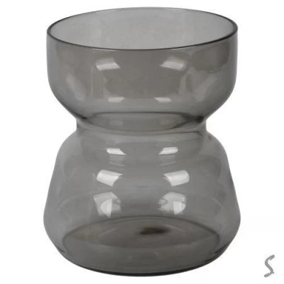 Ваза стеклянная 15*18см