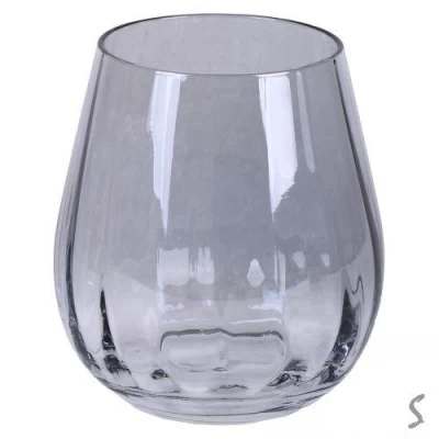 Ваза стеклянная 14*16см