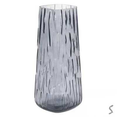 Ваза стеклянная 12*27см