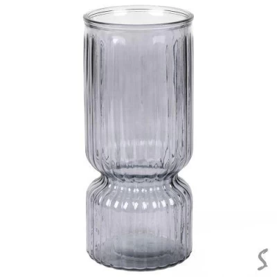 Ваза стеклянная 11*24см