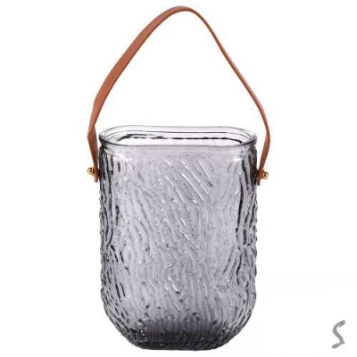 Ваза стеклянная 18*13см