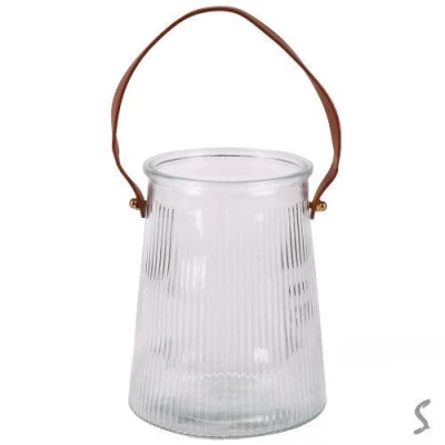 Ваза стеклянная 16*10см