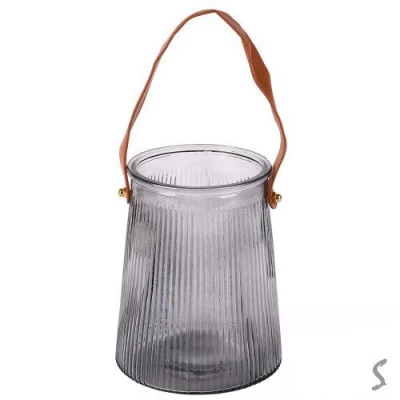 Ваза стеклянная 16*10см