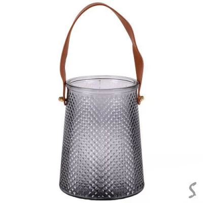 Ваза стеклянная 16*10см