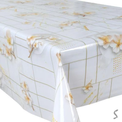 Клеенка ПВХ 3-хсл. глянцевая на тканевой основе Glossy 1.37*20м