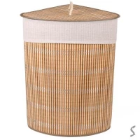 Корзина для белья складная угловая 48*35*60