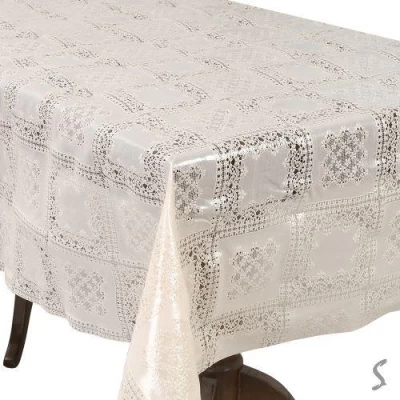 Клеенка ПВХ Lace бежевая 1.37*20м