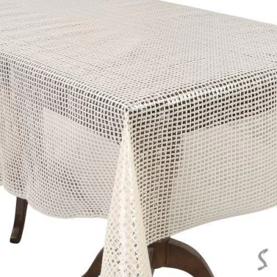 Клеенка ПВХ Lace бежевая 1.37*20м