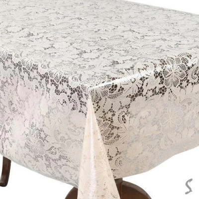 Клеенка ПВХ Lace бежевая 1.37*20м