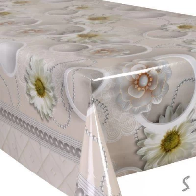 Клеенка ПВХ 3-хсл. глянцевая на тканевой основе Glossy 1.37*20м