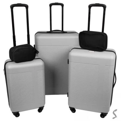 Чемодан поликарбонат (PC) 20/24/28 5шт/наб