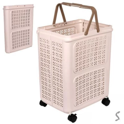 Ящик для хранения на колесах складной S 35*27*49см