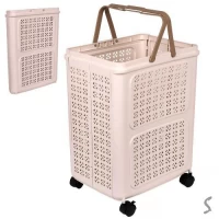 Ящик для хранения на колесах складной M 40*30*55см