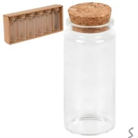 Баночка с корковой крышкой 6шт/уп 55мл