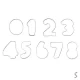 Формочки фигурные для печенья "Numbers" 9шт/наб 20*17см