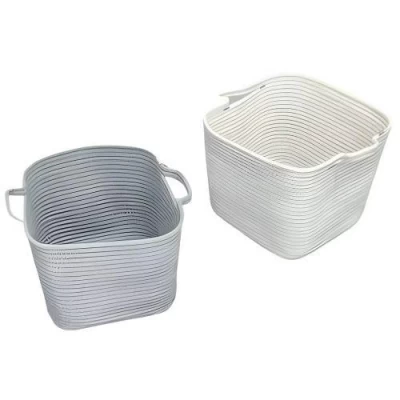 Корзина с ручками 25*25*20см