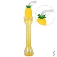 Стакан с крышкой и трубочкой 