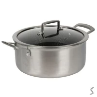 Кастрюля с антипригарным покрытием с крышкой 