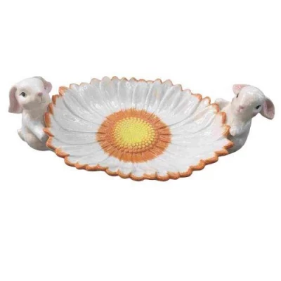 Блюдо пасхальное "Bloom & Bunny" 33*18*8см