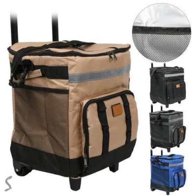 Термосумка на колесах 28*33*34см