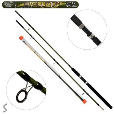 Спиннинг фидер оригинал "Crocodile evolution" 2.1м 180г 2+3к