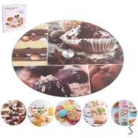 Подставка крутящаяся стекло 35см