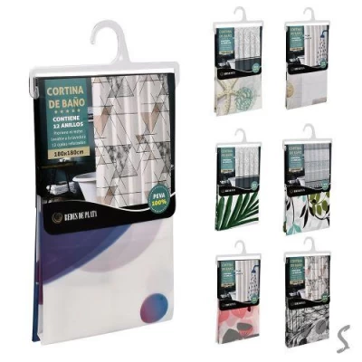 Штора в ванную 180*180см