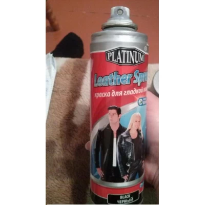 Краска для кожи Platinum, 250 мл, черный