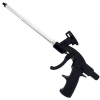 Пистолет для пены с тефлоновым покрытием иглы, трубки и держателя баллона + 4 насадки Intertool PT-0605