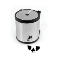 Ведро мусорное навесное Cagdas Pelikan, Хром 12100