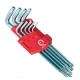 Набор Г-образных ключей TORX 9 ед. T10-T50 Cr-V Big Intertool HT-0608