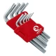 Набор Г-образных ключей TORX 9 ед. T10-T50 Cr-V Small Intertool HT-0607