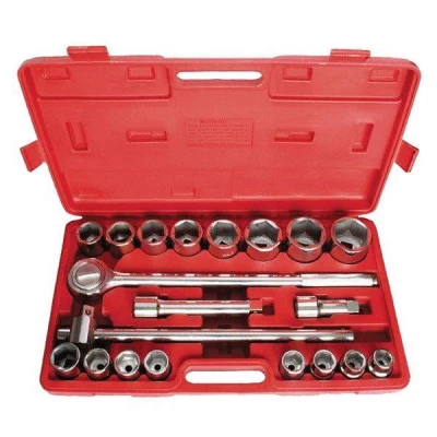 Набор головок и комплектующих 21ед., 3/4", гол. 6гр. 19-50мм Intertool HT-2221