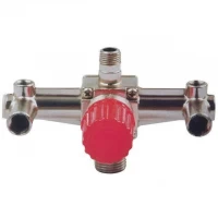 Контрольно-распределительный блок компрессора с регулятором давления Intertool PT-9092