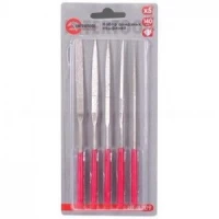 Набор алмазных надфилей 5шт/упак., 140мм. Intertool HT-3709