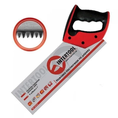 Ножовка пасовочная по дереву 350 мм 12 зуб. 1" Intertool HT-3114