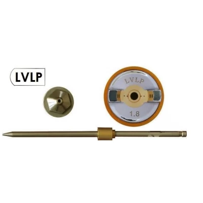 Комплект форсунок LVLP 1,8мм ПРОФ Intertool PT-2018