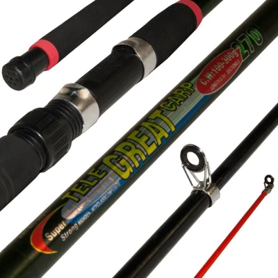 Карповое удилище шефа Tele Great Carp №09211 100-300g 3.3м * Карповое удилище шефа Tele Great Carp №09211 100-300g 3,3м