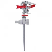 Дождеватель пульсирующий с полной или частичной зоной полива на костыле на 12м Intertool GE-0053