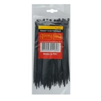 Хомут пластиковый 2.5x100мм, (100 шт/упак), черный Intertool TC-2511