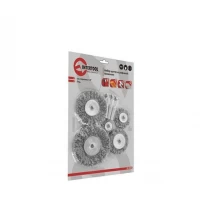 Набор щеток проволочных для дрели 5шт, 1/4