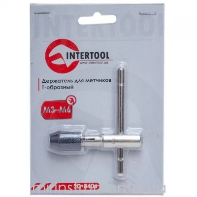 Держатель для метчиков Т-образный M3-M6 Intertool SD-8406 Держатель для метчиков Т-образный M3-M6 Intertool SD-8406