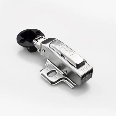 Петля Linken System A для стекла с доводчиком наружная с загл. Хром